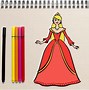 Image result for Princess Drawing Full Body