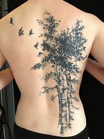 Image result for Small Birch Tree Tattoo