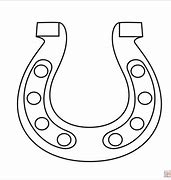 Image result for Lucky Horseshoe Coloring Page