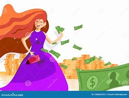 Image result for Rich Girl Cartoon