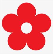 Image result for Simple Red Flower Clip Art