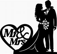 Image result for Females Wedding SVG Cake Topper