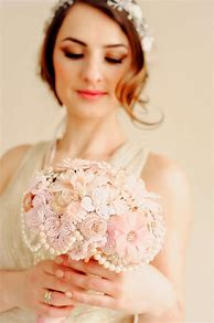 Image result for Bouquet of Maroon and White Dry Flowers Wedding