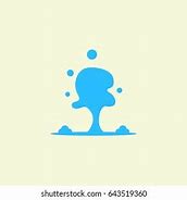 Image result for blue tree silhouette