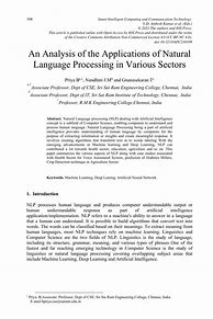 Image result for Natural Language Processing Research Papers