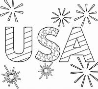 Image result for USA Flag Coloring Sheet