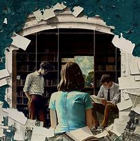 Image result for Torn Paper Collage Book