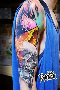 Image result for Scary Skull Tattoos