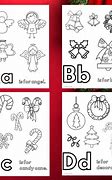 Image result for Christmas Alphabet Coloring Pages