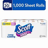 Image result for Scott Toilet Paper 20 Rolls