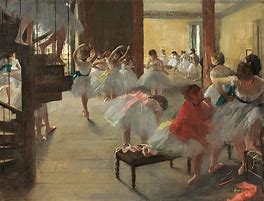 Image result for Edgar Degas Dancing Class