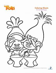 Image result for Trolls Coloring Pages Baby Poppy