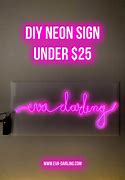 Image result for DIY Neon Sign