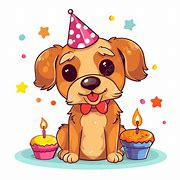 Image result for Dog Birthday Coloring Page