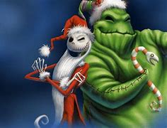 Image result for Nightmare Before Christmas Art Wallpaper