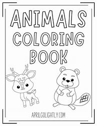 Image result for Coloring Book Animals