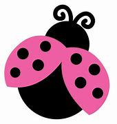 Image result for Cute Pink Ladybug Clip Art