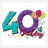 Image result for Funny 40th Birthday Clip Art