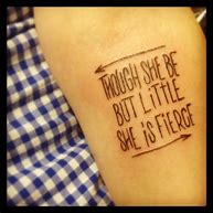 Image result for Fierce Tattoo