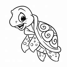 Image result for Turtle Coloring Pages for Toddlers