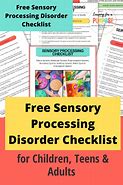 Image result for Auditory Processing Disorder Checklist