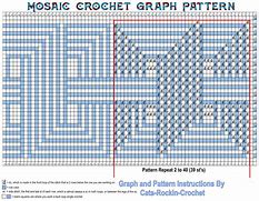 Image result for Mosaic Crochet Charts. Free