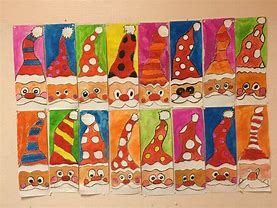 Image result for 3rd Grade Christmas Art Projects