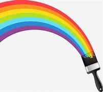 Image result for Rainbow Paint Brush Clip Art