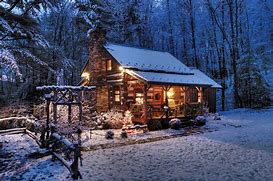 Image result for Old Log Cabin Christmas