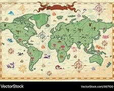 Image result for Ancient Flat World Map