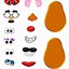 Image result for Mr Potato Head Face Template