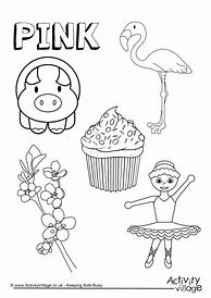 Image result for Color Pink Coloring Pages