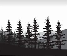 Image result for Pine Tree Line Silhouette Clip Art