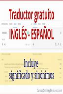 Image result for Traductor Ingles Español Latino