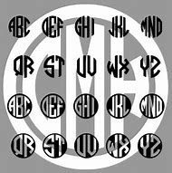 Image result for Free Circle Monogram Svg File