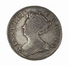 Image result for Queen Anne 1705 Crown Coin