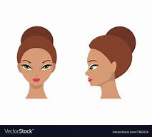 Image result for Face Front and Side Reference Cartoon