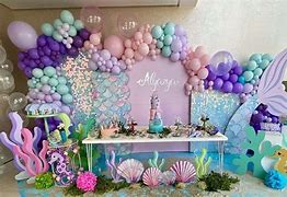 Image result for Mermaid Theme 2nd Birthday