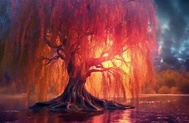 Image result for Chinese Background Willow Tree