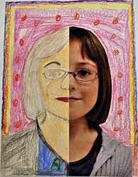 Image result for Self Portrait Elementary Art Lesson