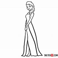 Image result for Elsa Frozen Drawing Easy