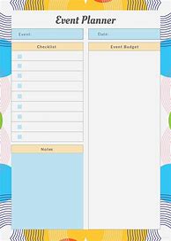 Image result for Event Planning Word Template