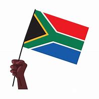 Image result for Hand with South African Flag in the Miidle