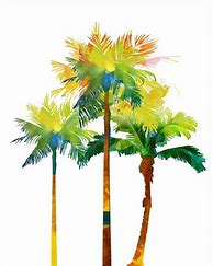 Image result for Palm Tree Painting