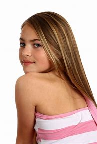 Image result for Portrait Cute Girl Against White