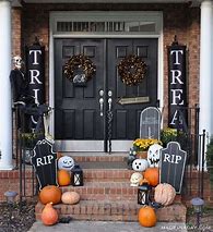 Image result for Halloween Front Porch Decor