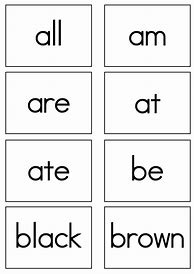 Image result for Primer Sight Words Flash Cards