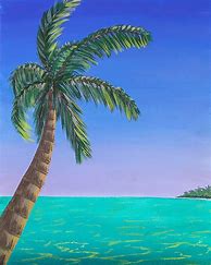 Image result for Simple Palm Tree Painting