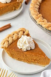 Image result for Pumpkin Pie without Whipped Cream