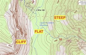 Image result for Topographic Map with Elevation